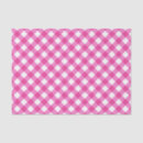 Search for pink gingham pattern tissue paper Trendy