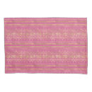 Search for pink and gold pillowcases Metallic