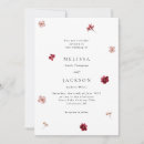 Search for burgundy and pink wedding invitations Red