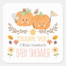 Search for twin girls thank you stickers Twins baby shower