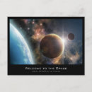Search for cosmology postcards Space