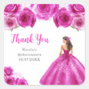 Search for princess quinceanera stickers 15th birthday party