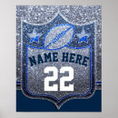 Search for silver glitter posters Blue and silver