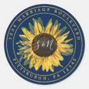 Search for sunflower address stickers Yellow