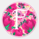 Search for letter f stickers Floral
