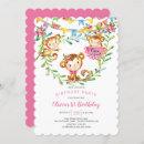 Search for one is fun birthday invitations Safari