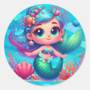 Search for underwater cartoon stickers Cute