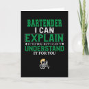 Search for bartenders cards Barman