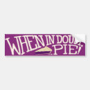 Search for pie bumper stickers Dessert