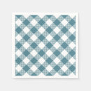 Search for green and white checkered napkins Vintage
