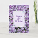 Search for pretty 30th birthday cards Purple