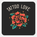 Search for love tattoo stickers Retro