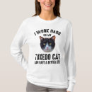 Search for tuxedo tshirts Black and white cat