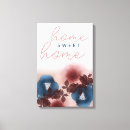 Search for blush pink canvas prints Typography