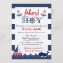 Search for whale baby boy shower invitations Red
