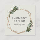 Search for boho business cards Makeup artist