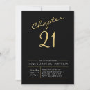 Search for black and gold 21st birthday invitations Chic