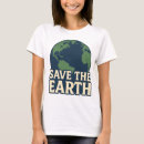 Search for save the earth tshirts Planet