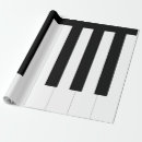 Search for musical instrument wrapping paper Pianist