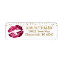 Search for salon return address labels Lips