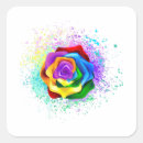 Search for rainbow rose stickers Watercolor
