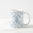 Search for blue white floral mugs Toile de jouy