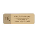 Search for zodiac sign return address labels Astrology