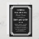 Search for art deco bridal shower invitations Geometric