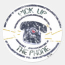 Search for vintage phone stickers Retro
