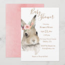 Search for forest friends baby shower invitations Bunny rabbit