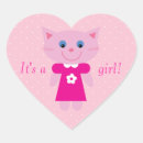 Search for pink cartoon cat stickers Girls