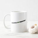 Search for progress not perfection mugs Growth mindset