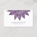 Search for purple lotus business cards Holistic