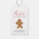 Search for baked with love gift tags Gingerbread man