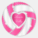 Search for heart volleyball stickers For her