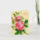 Search for vintage pink roses note cards Floral