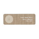 Search for tropical wedding return address labels Sand dollar