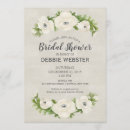 Search for anemone bridal shower invitations White