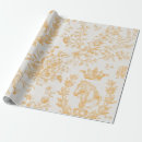 Search for yellow floral wrapping paper Vintage