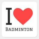 Search for badminton racket stickers I love badminton