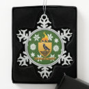 Search for family crest christmas tree decorations Irish
