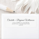 Search for charcoal return address labels Elegant