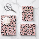 Search for pink leopard print wrapping paper Cheetah spots