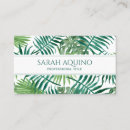 Search for banana leaf business cards Hawaii