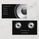 Search for audio speaker business cards Sound