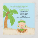 Search for hula birthday invitations Beach