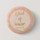 Search for blushing rose badges Bridesmaid