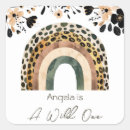 Search for birthday one stickers Rainbow