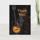 Search for guitar thank you cards Star
