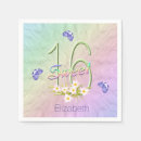 Search for teenager napkins Flowers